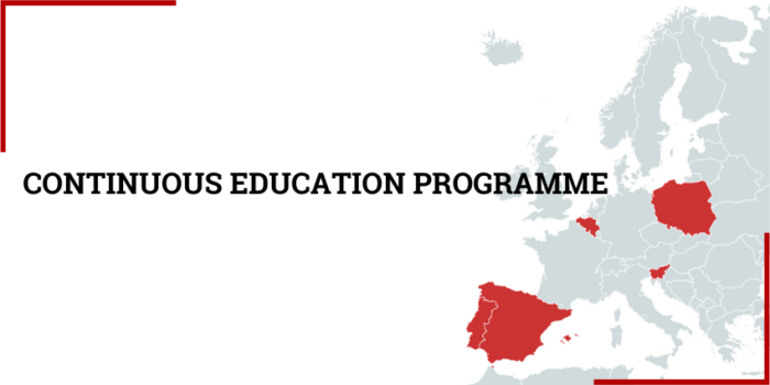 Continuous Education Programme - Implementatio of pilots
